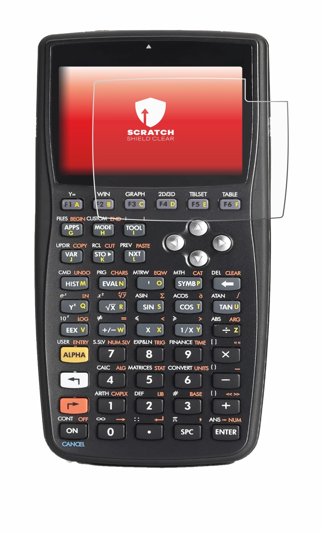 Imagen del dispositivo HP 50g F2229AA#UUZ con una amplia variedad de protectores de pantalla.