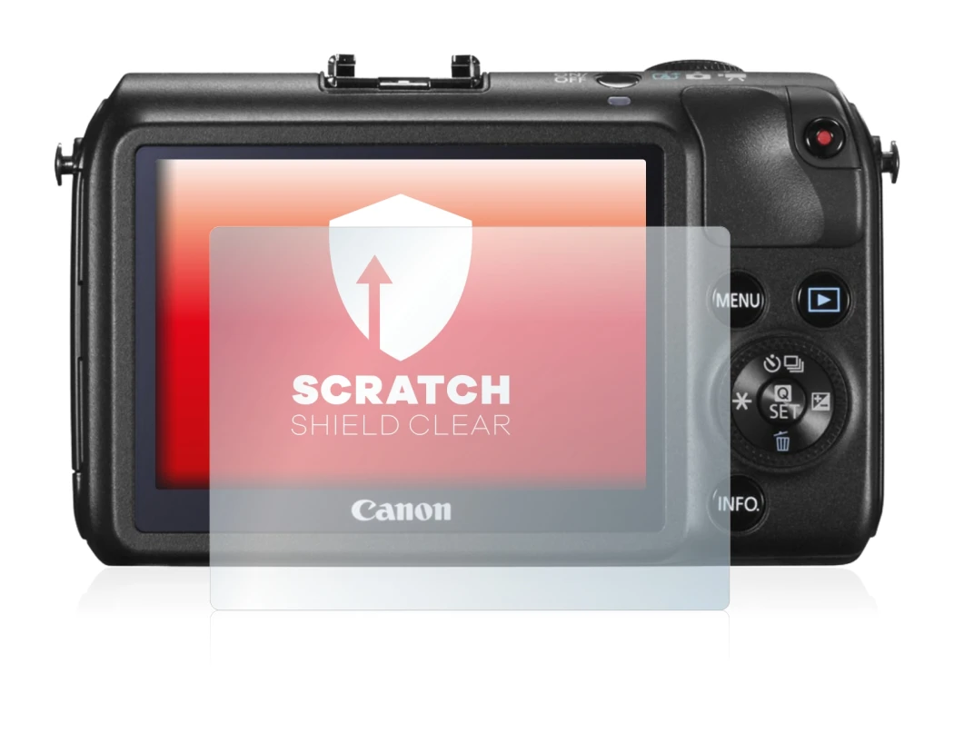 Imagen del dispositivo Canon EOS M con una amplia variedad de protectores de pantalla.