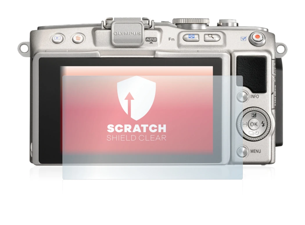 Imagen del dispositivo Olympus PEN Lite E-PL5 con una amplia variedad de protectores de pantalla.