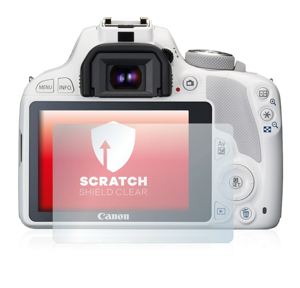 Imagen del dispositivo Canon EOS 100D con una amplia variedad de protectores de pantalla.