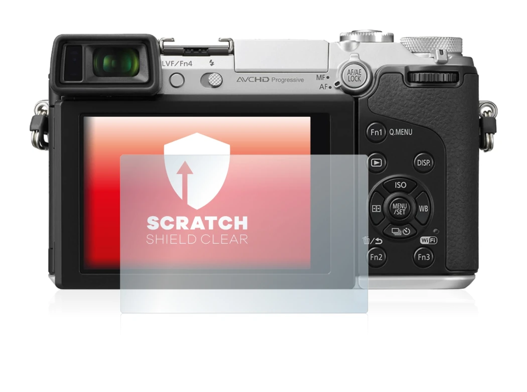 Imagen del dispositivo Panasonic Lumix DMC-GX7 con una amplia variedad de protectores de pantalla.