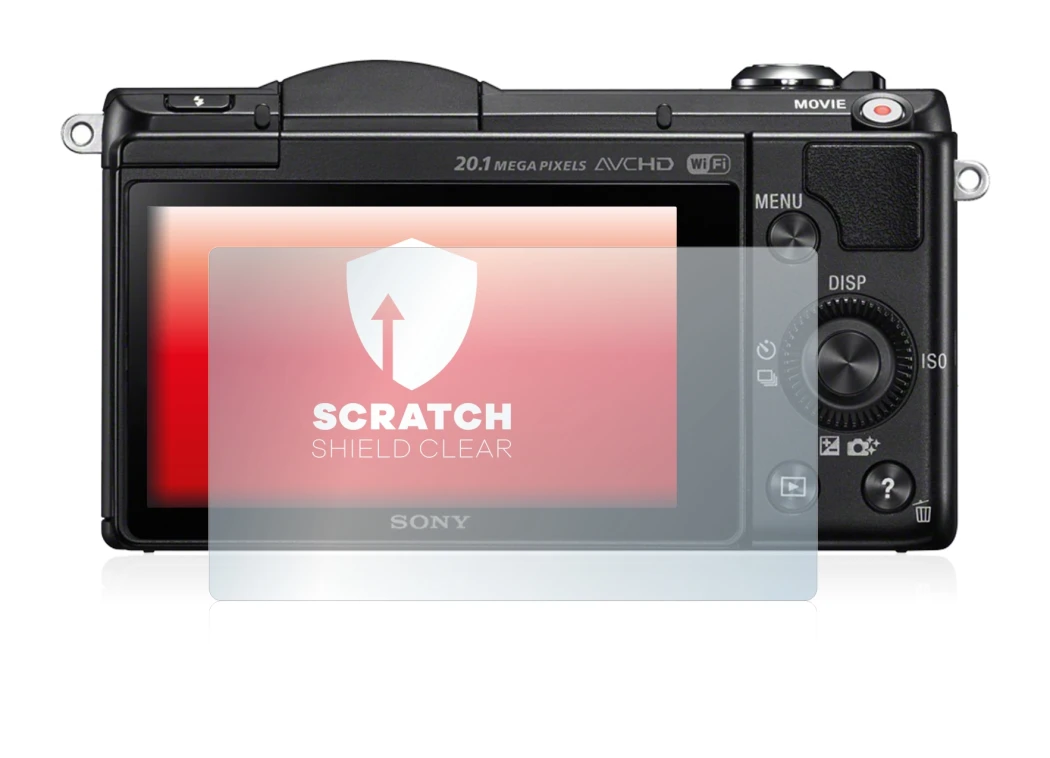 Imagen del dispositivo Sony Alpha 5000 (DSLR-A5000) con una amplia variedad de protectores de pantalla.