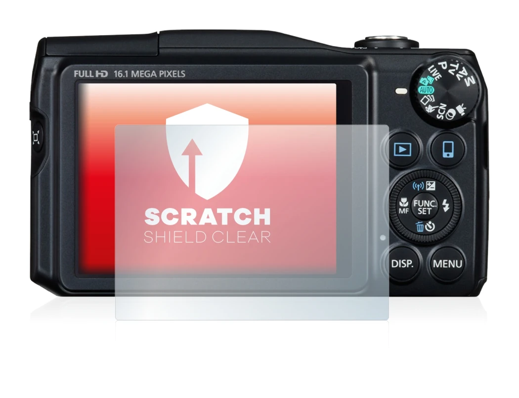 Imagen del dispositivo Canon PowerShot SX700 HS con una amplia variedad de protectores de pantalla.