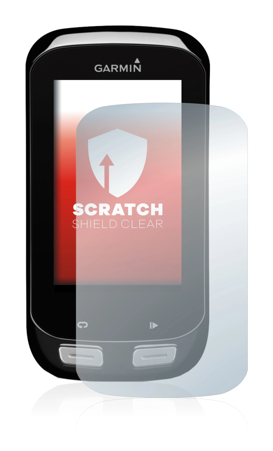 Imagen del dispositivo Garmin Edge 1000 con una amplia variedad de protectores de pantalla.