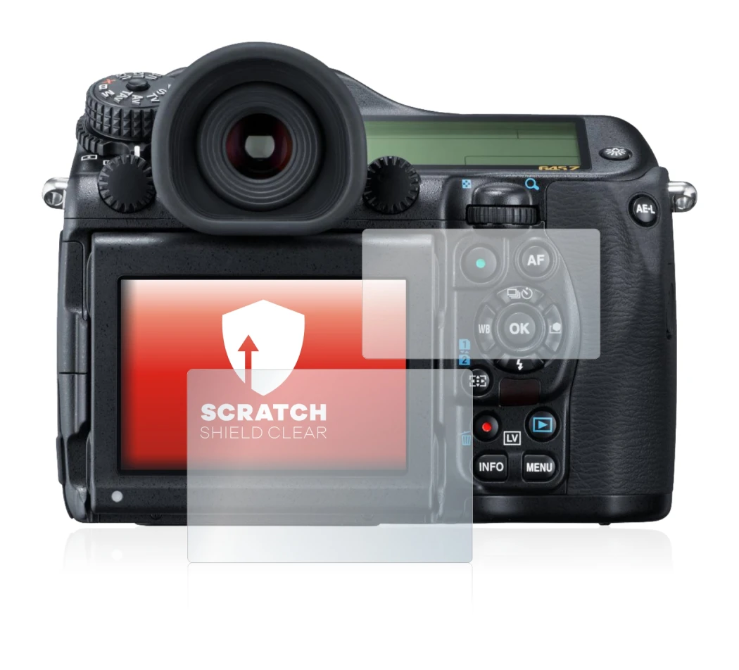 Imagen del dispositivo Pentax 645Z con una amplia variedad de protectores de pantalla.