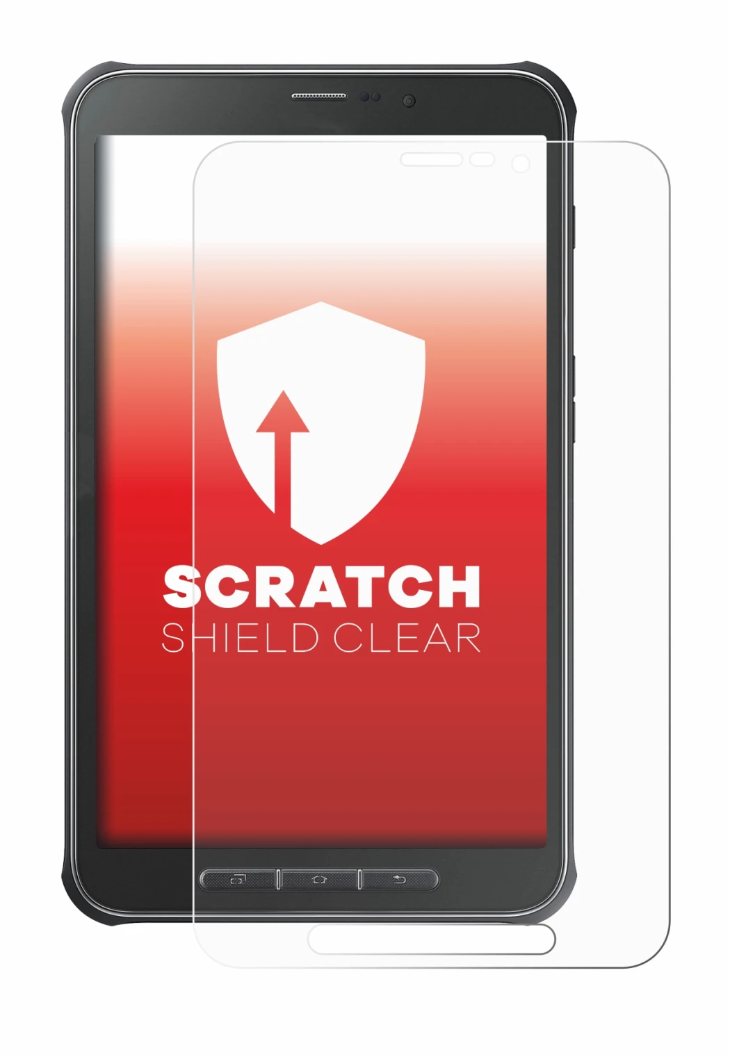 Imagen del dispositivo Samsung Galaxy Tab Active SM-T365 con una amplia variedad de protectores de pantalla.