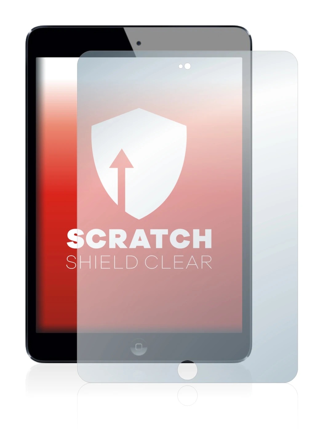 Imagen del dispositivo Apple iPad Mini 3 2014 con una amplia variedad de protectores de pantalla.