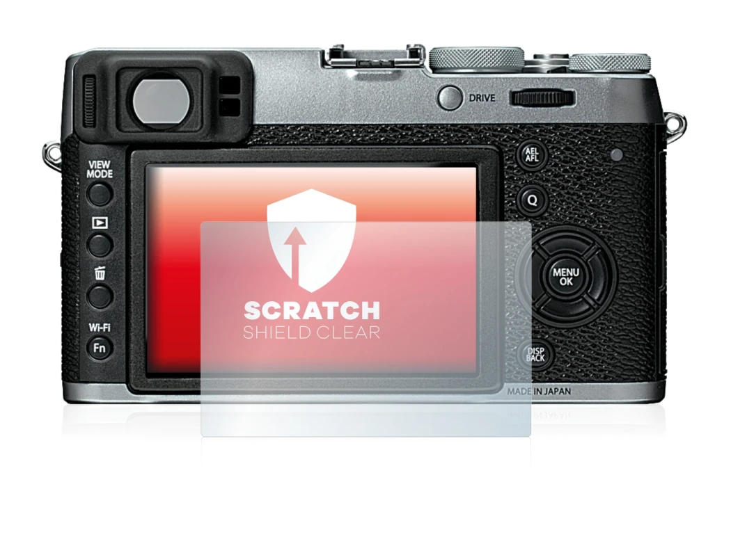 Imagen del dispositivo Fujifilm X100T con una amplia variedad de protectores de pantalla.