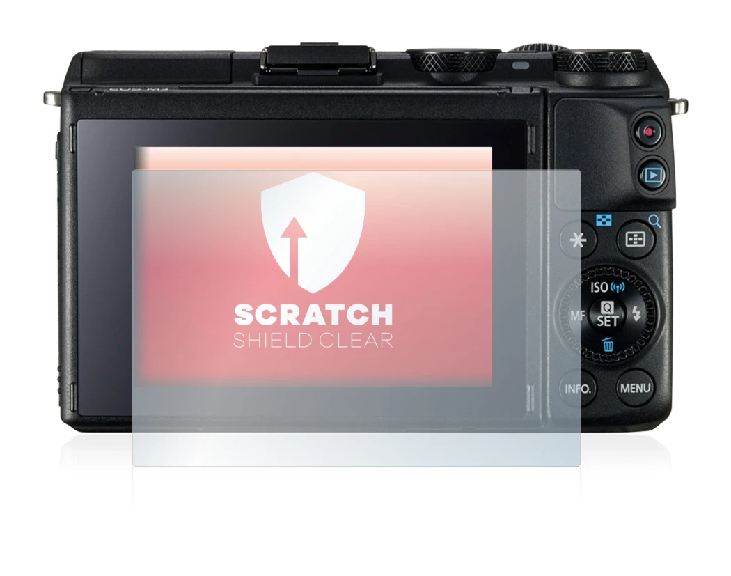 Imagen del dispositivo Canon EOS M3 con una amplia variedad de protectores de pantalla.