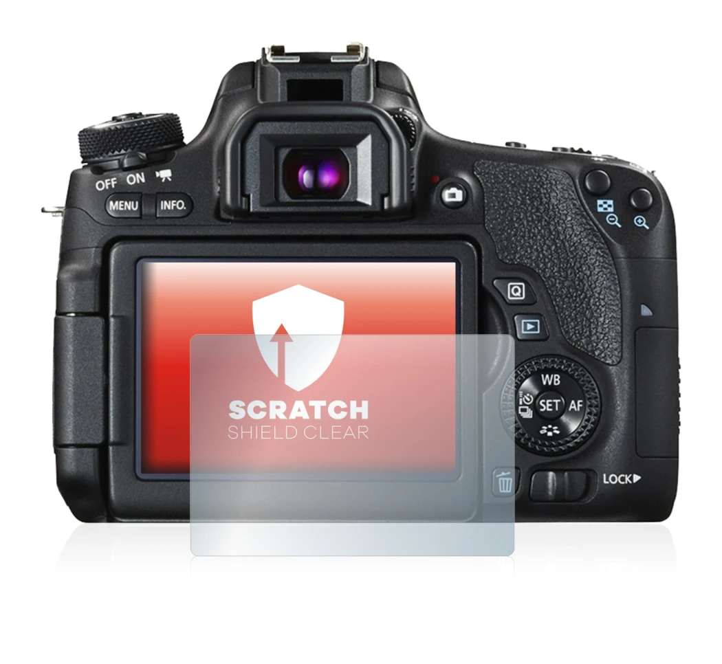 Imagen del dispositivo Canon EOS 760D con una amplia variedad de protectores de pantalla.