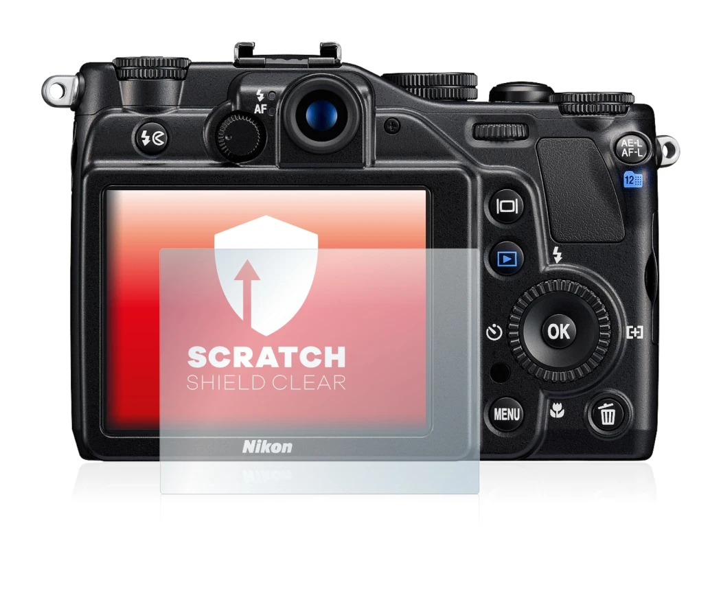 Imagen del dispositivo Nikon Coolpix S7000 con una amplia variedad de protectores de pantalla.
