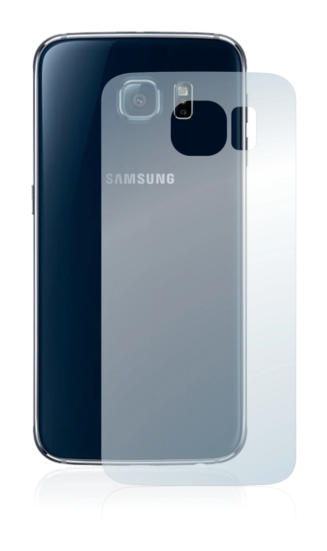 Imagen del dispositivo Samsung SM-G920F (Trasero) con una amplia variedad de protectores de pantalla.
