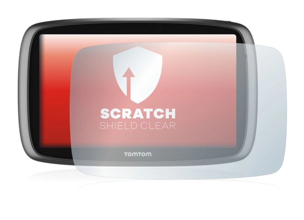 Imagen del dispositivo TomTom GO 6100 con una amplia variedad de protectores de pantalla.