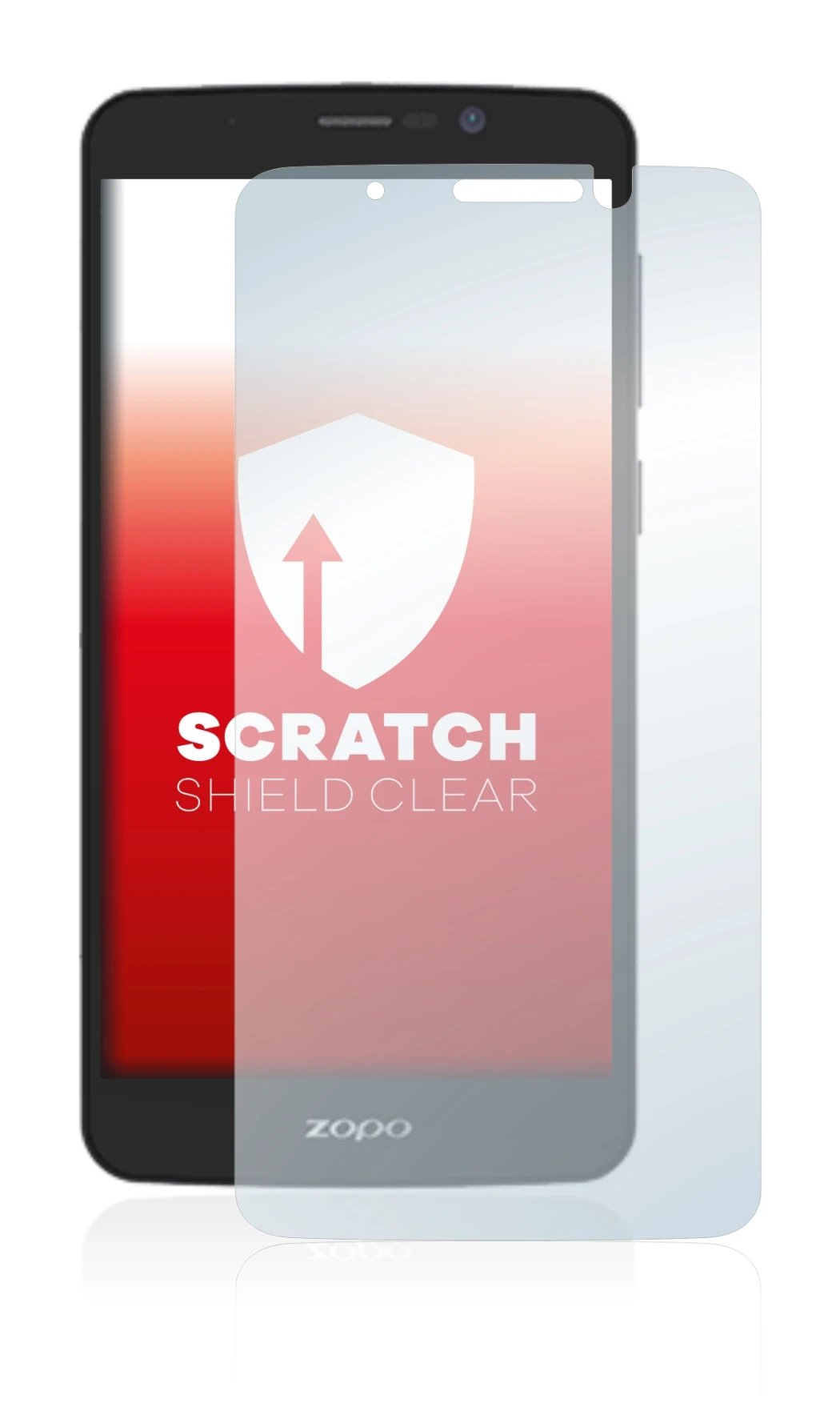 Imagen del dispositivo Zopo Color S5.5 con una amplia variedad de protectores de pantalla.