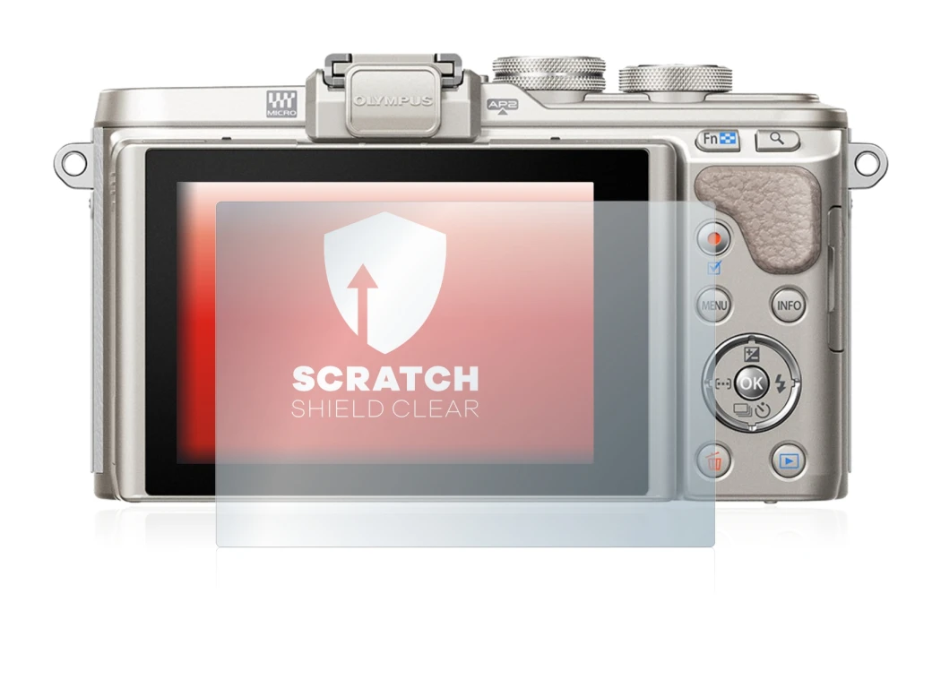 Imagen del dispositivo Olympus PEN E-PL8 con una amplia variedad de protectores de pantalla.