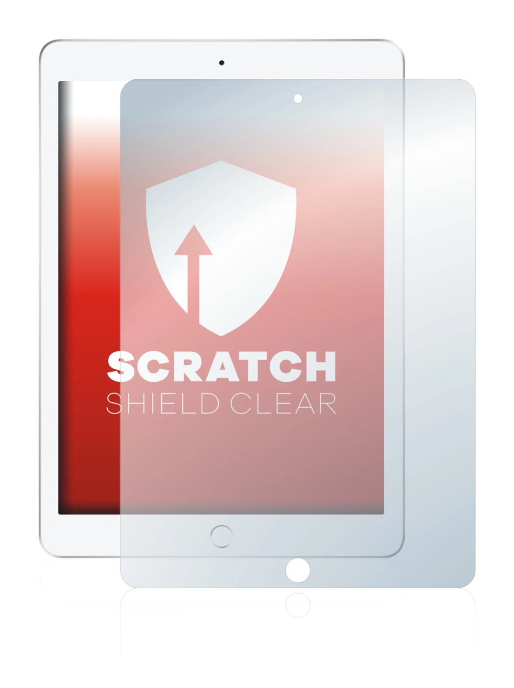 Imagen del dispositivo Apple iPad 9.7 2017 (5a. Gen.) con una amplia variedad de protectores de pantalla.
