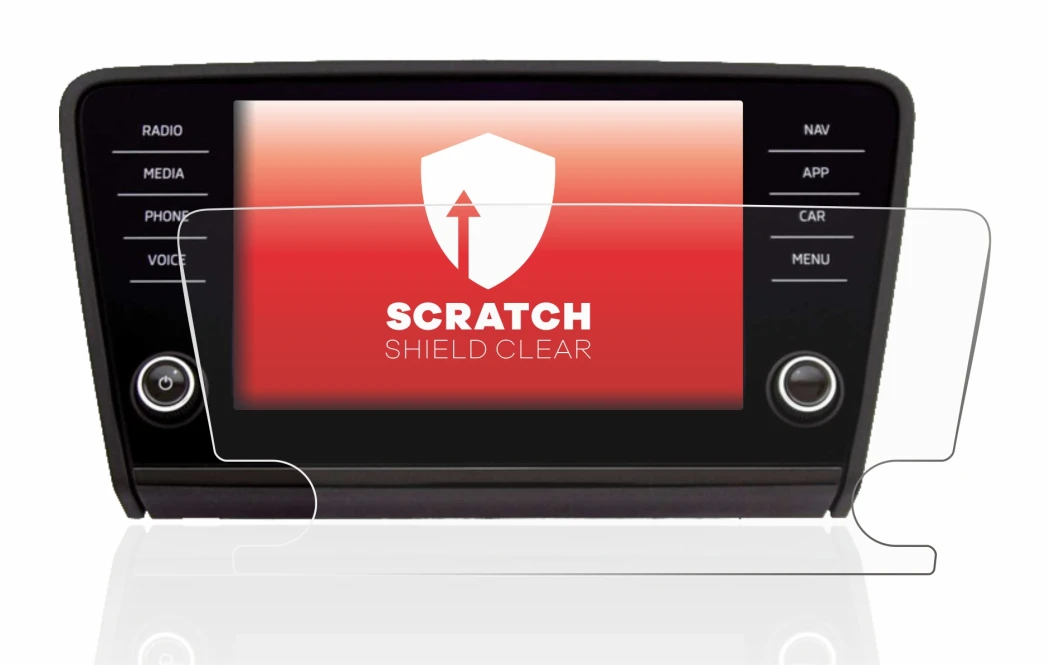 Imagen del dispositivo Skoda Octavia 2017 Infotainment System con una amplia variedad de protectores de pantalla.