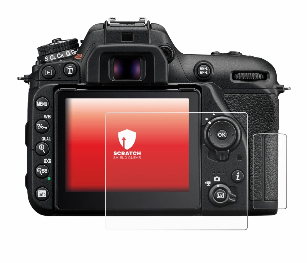 Imagen del dispositivo Nikon D7500 con una amplia variedad de protectores de pantalla.