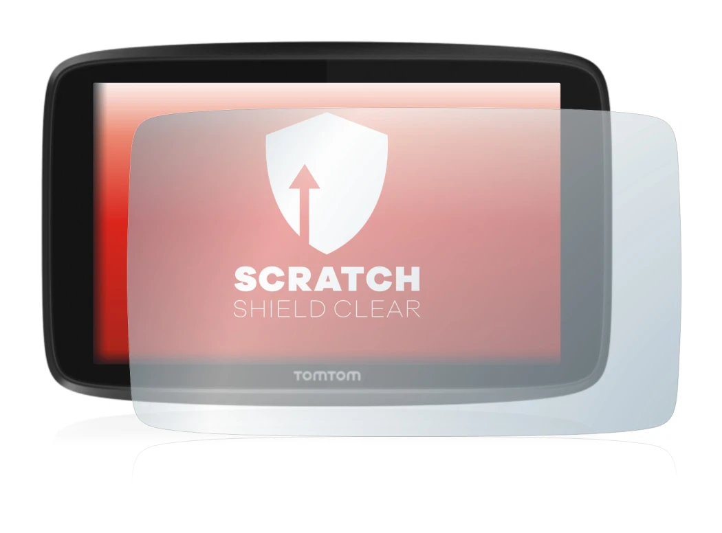 Imagen del dispositivo TomTom GO 6250 con una amplia variedad de protectores de pantalla.