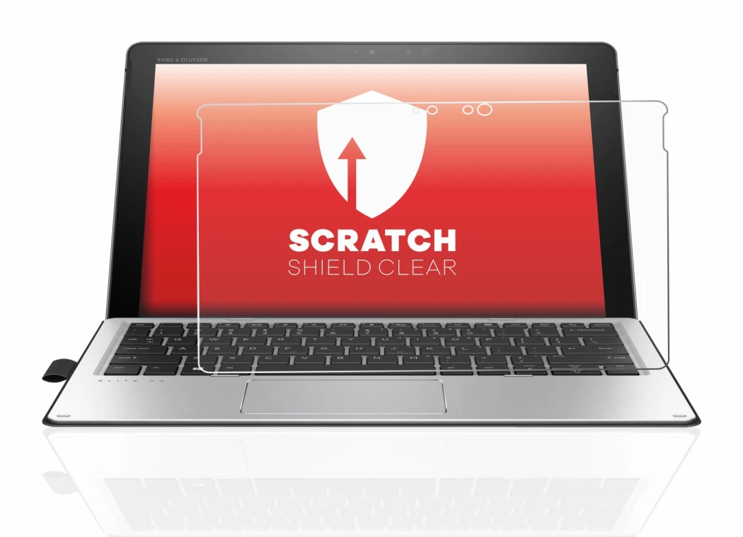 Imagen del dispositivo HP Elite x2 1012 G2 con una amplia variedad de protectores de pantalla.