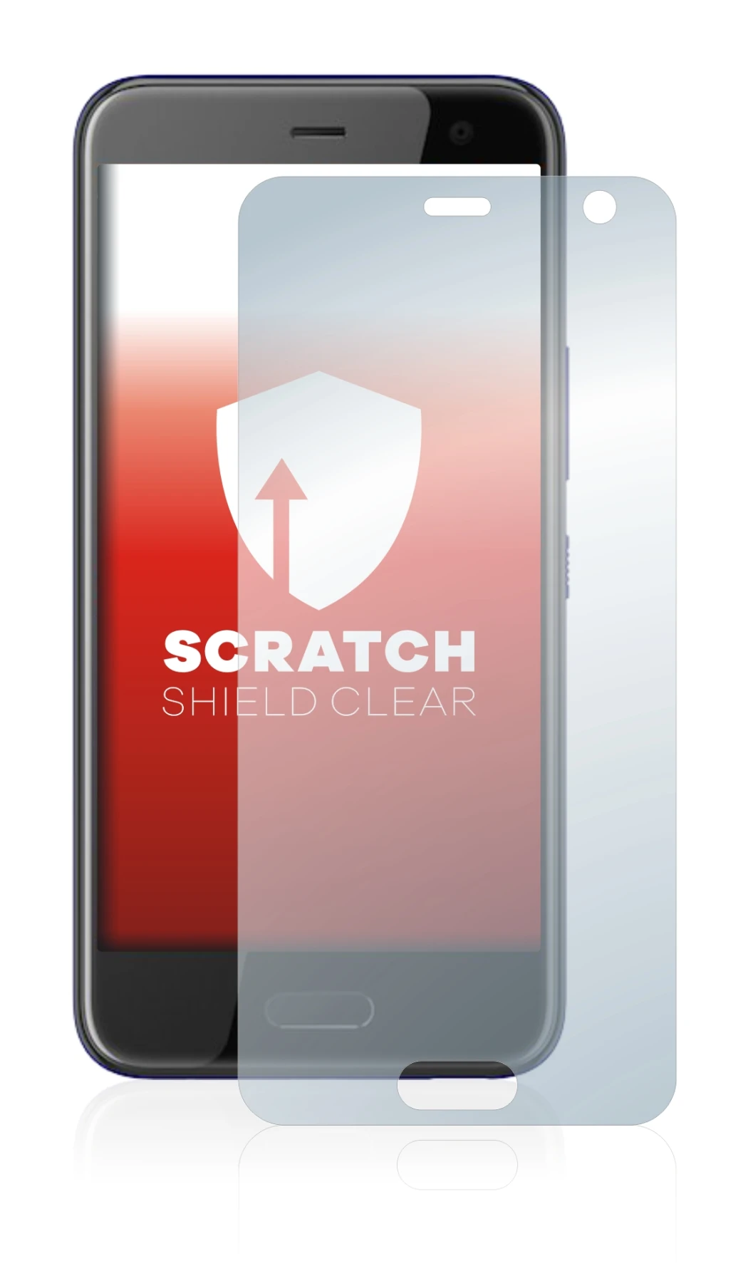 Imagen del dispositivo HTC U11 Life con una amplia variedad de protectores de pantalla.