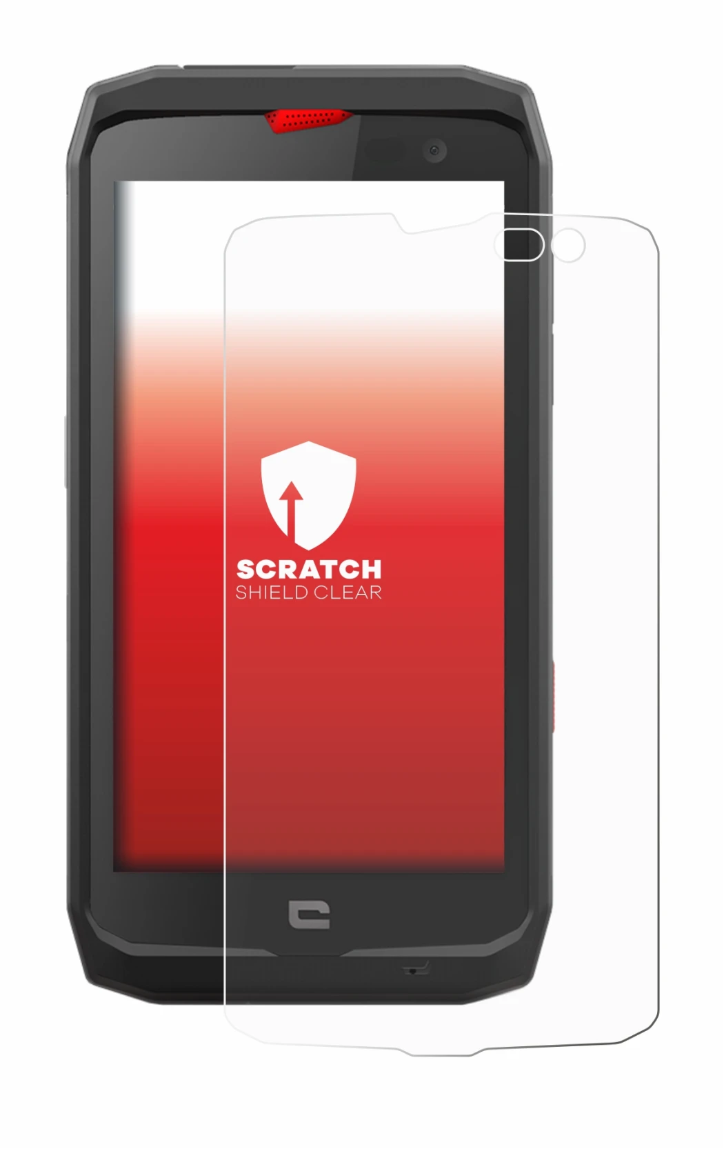 Imagen del dispositivo Crosscall Action X3 con una amplia variedad de protectores de pantalla.