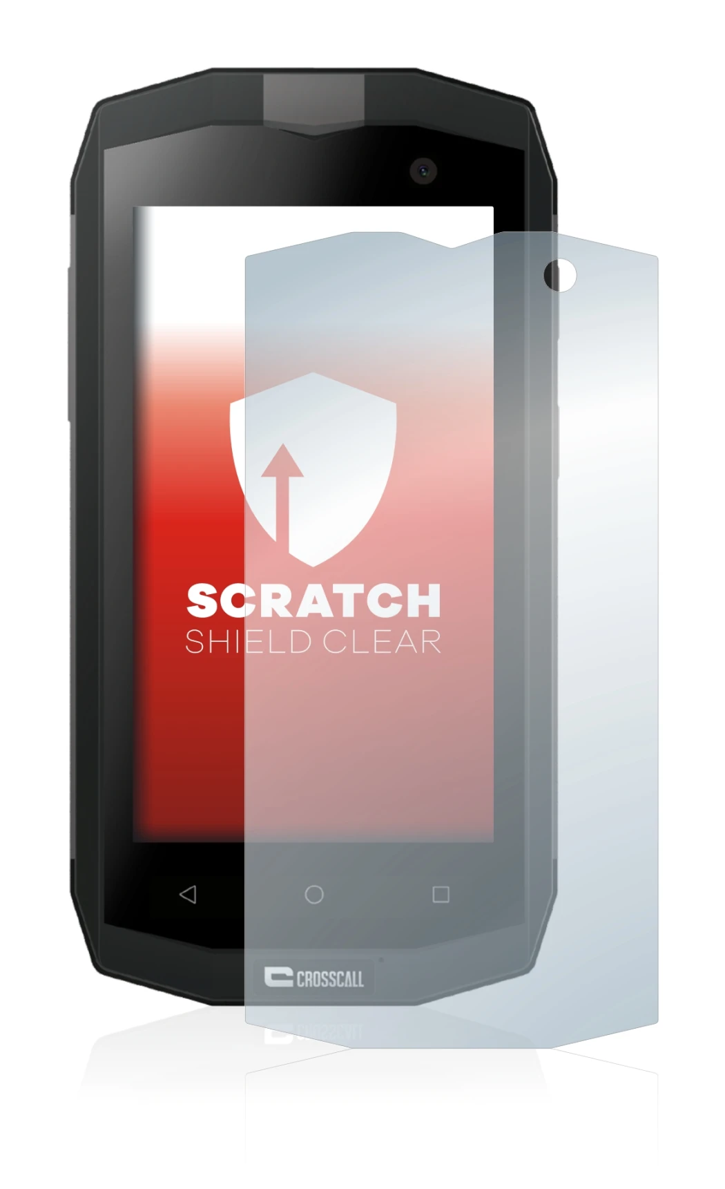 Imagen del dispositivo Crosscall Trekker M1 Core con una amplia variedad de protectores de pantalla.