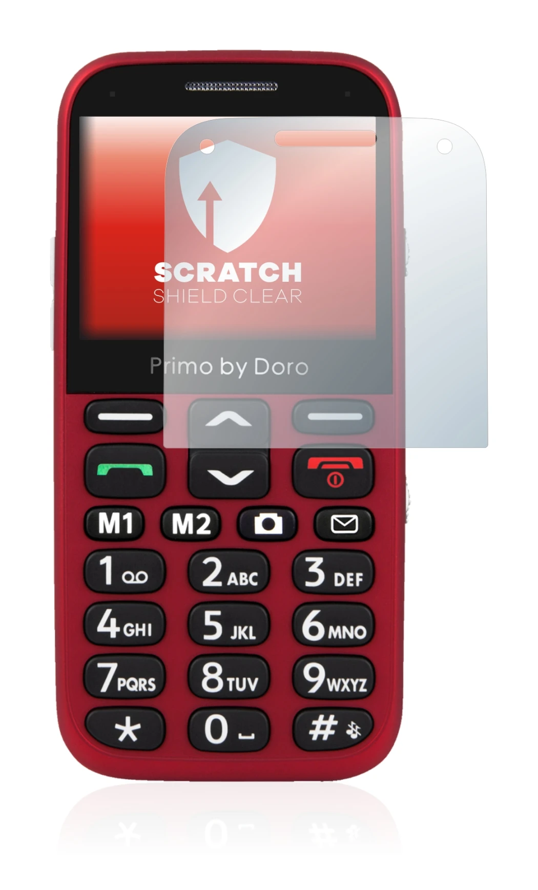 Imagen del dispositivo Doro Primo 366 con una amplia variedad de protectores de pantalla.