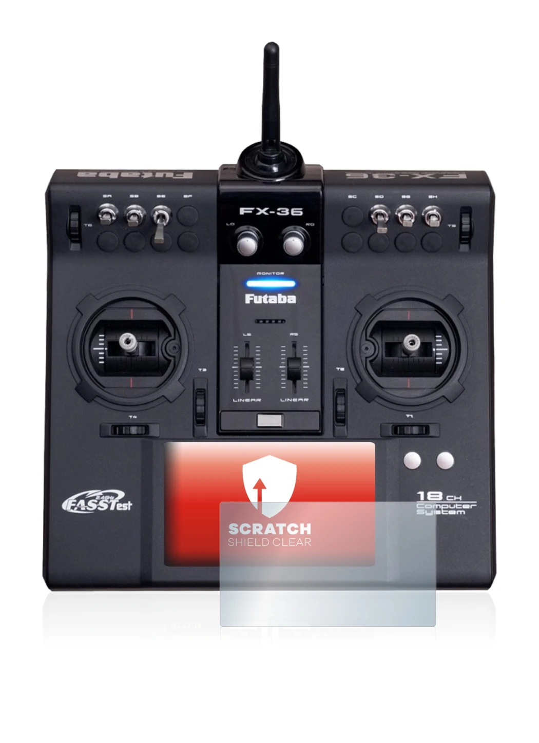 Imagen del dispositivo Robbe Futaba FX-36 con una amplia variedad de protectores de pantalla.