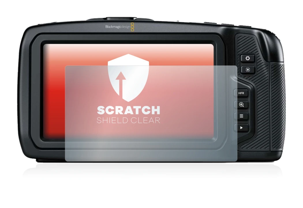 Imagen del dispositivo Blackmagic Pocket Cinema Camera 4K con una amplia variedad de protectores de pantalla.