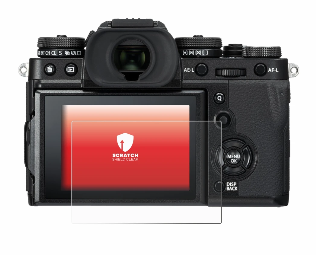Imagen del dispositivo Fujifilm X-T3 con una amplia variedad de protectores de pantalla.