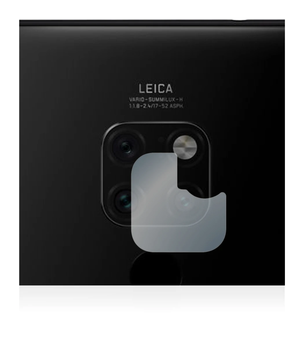 Imagen del dispositivo Huawei Mate 20 (SÓLO Cámara) con una amplia variedad de protectores de pantalla.