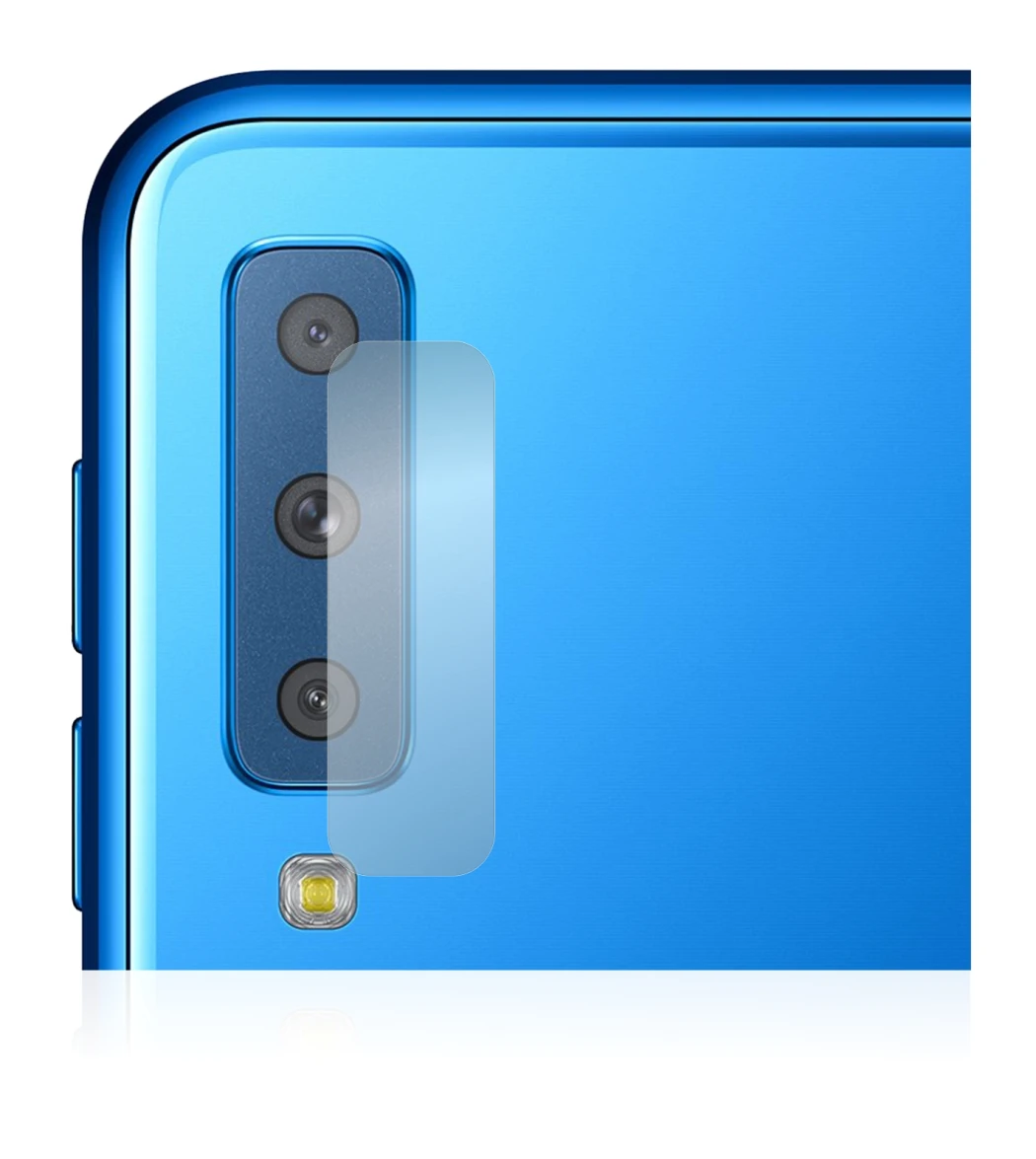 Imagen del dispositivo Samsung Galaxy A7 2018 (SÓLO Cámara) con una amplia variedad de protectores de pantalla.