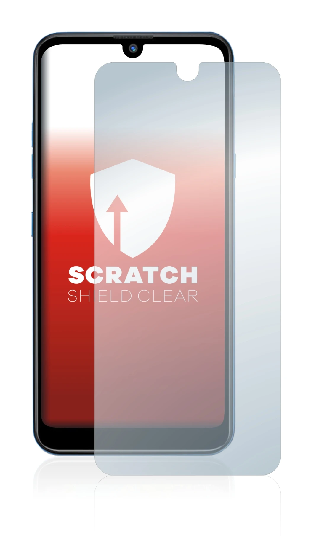 Imagen del dispositivo LG Q60 con una amplia variedad de protectores de pantalla.