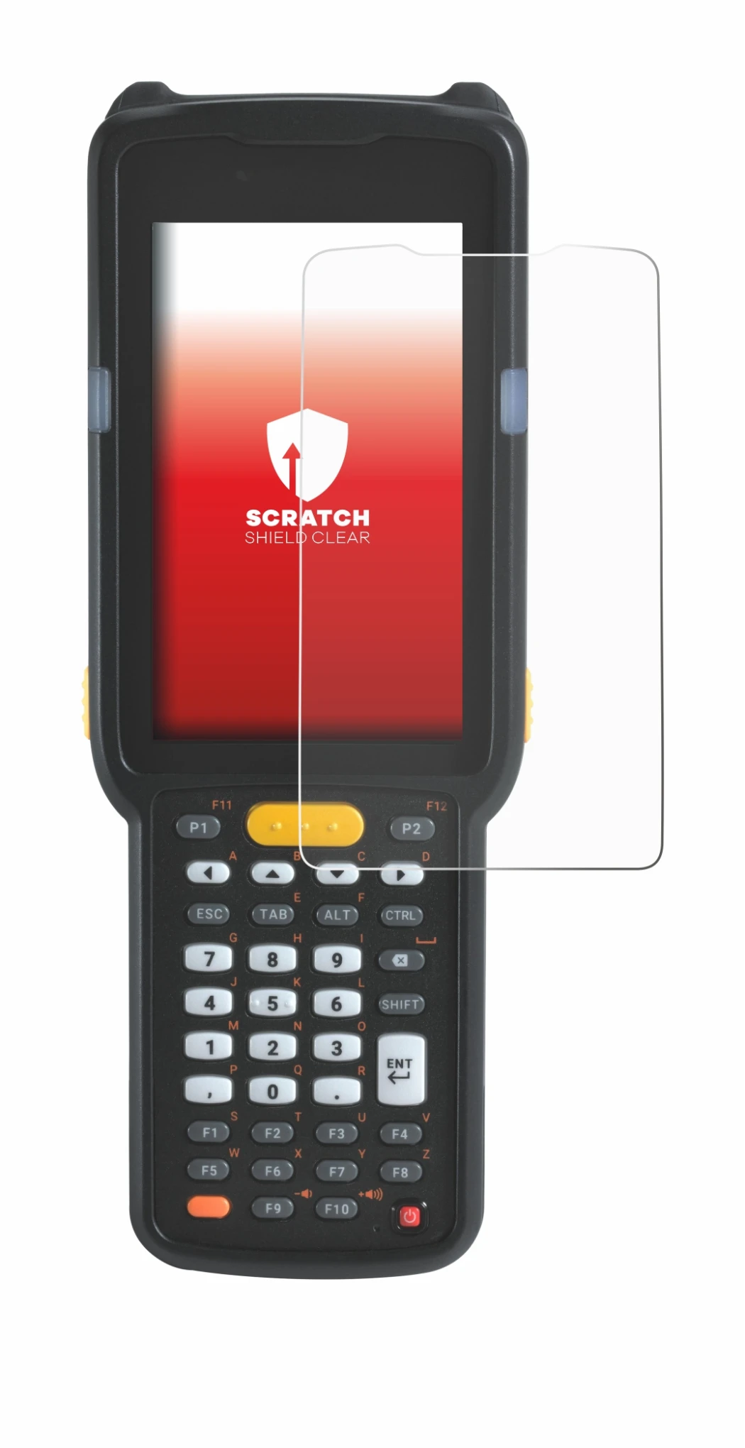 Imagen del dispositivo Zebra MC330 con una amplia variedad de protectores de pantalla.