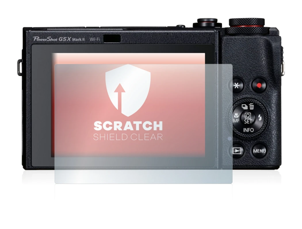Imagen del dispositivo Canon PowerShot G5 X Mark II con una amplia variedad de protectores de pantalla.