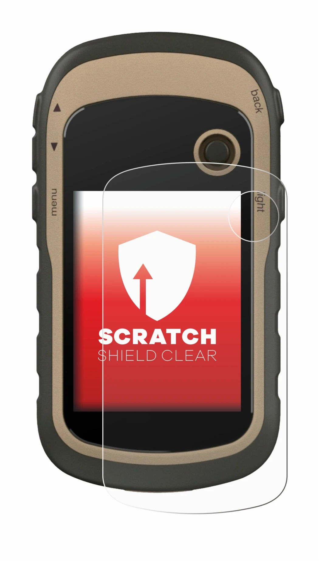 Imagen del dispositivo Garmin eTrex 32x con una amplia variedad de protectores de pantalla.