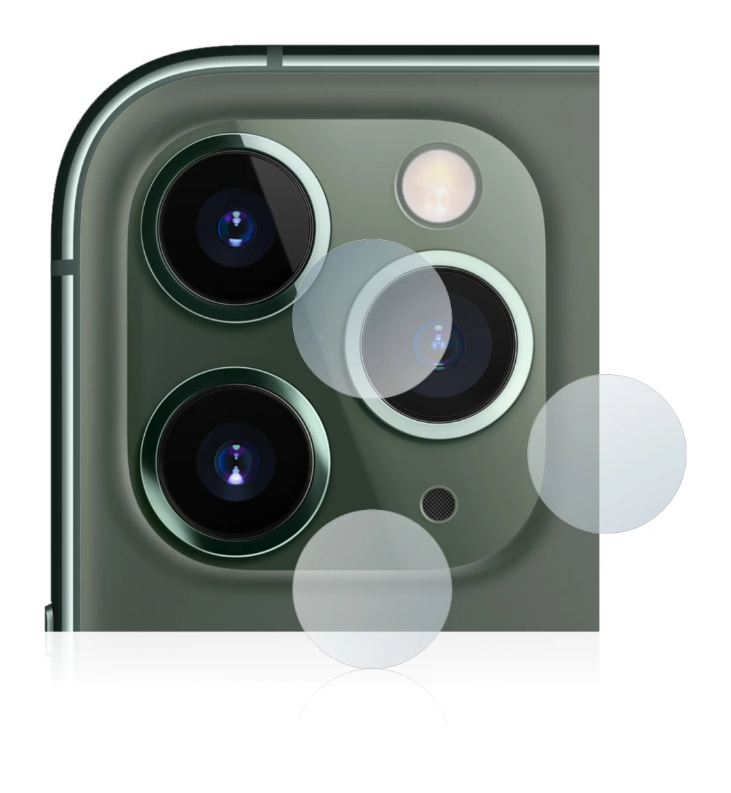 Imagen del dispositivo Apple iPhone 11 Pro Max (SÓLO Cámara) con una amplia variedad de protectores de pantalla.