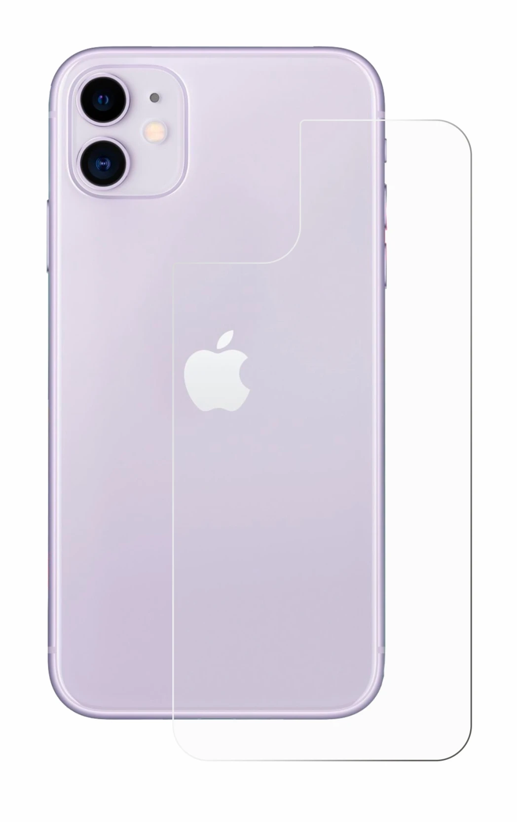 Imagen del dispositivo Apple iPhone 11 (Trasero) con una amplia variedad de protectores de pantalla.