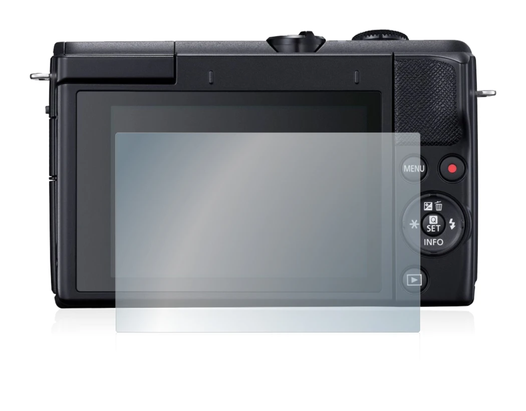 Imagen del dispositivo Canon EOS M200 con una amplia variedad de protectores de pantalla.