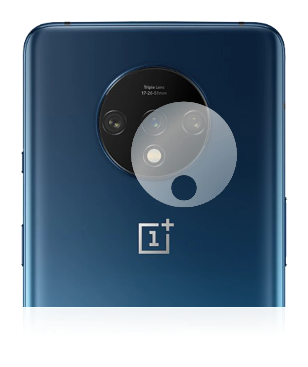 Imagen del dispositivo OnePlus 7T (SÓLO Cámara) con una amplia variedad de protectores de pantalla.