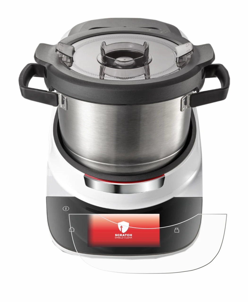 Imagen del dispositivo Bosch Cookit con una amplia variedad de protectores de pantalla.