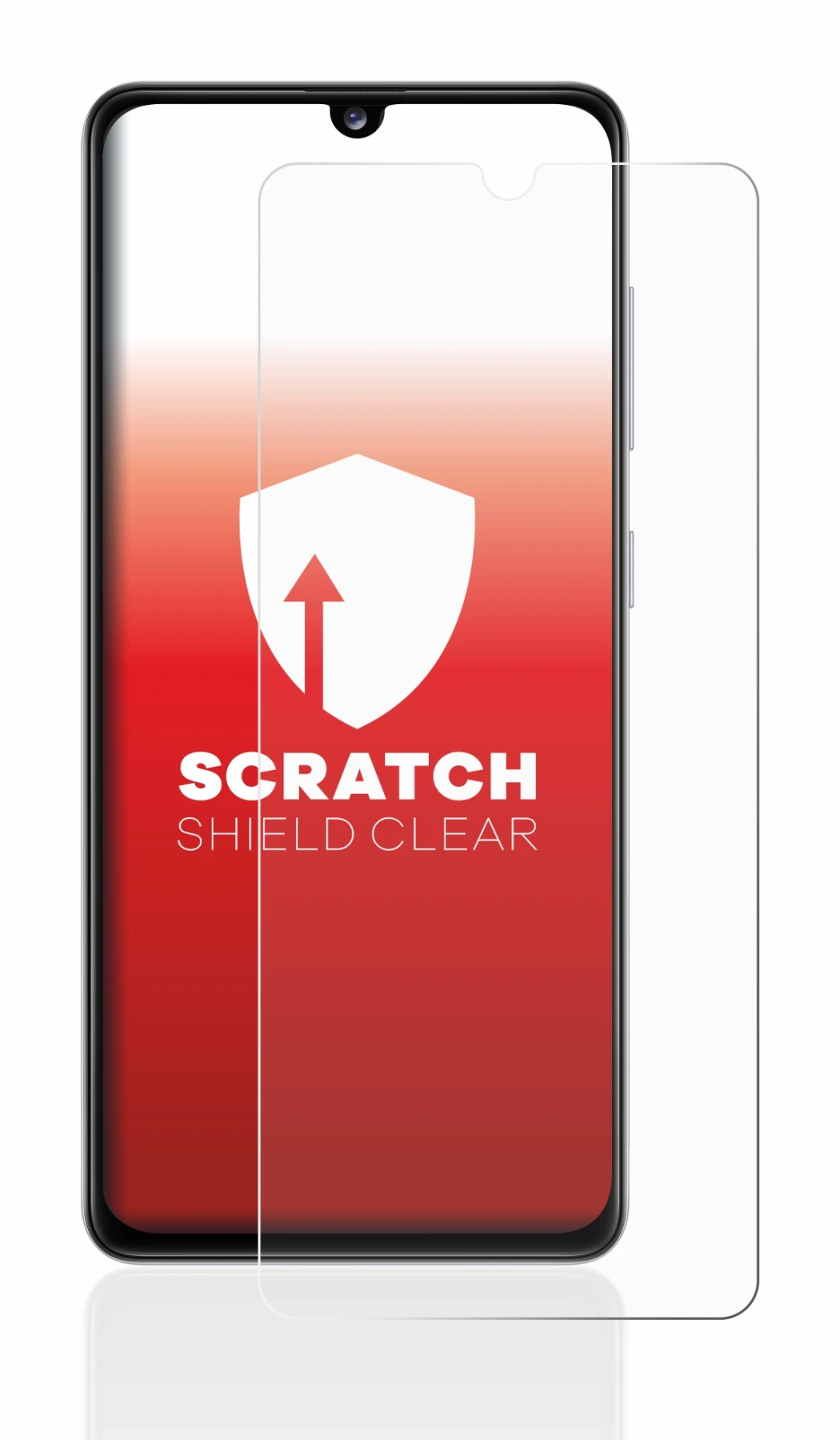 Imagen del dispositivo Samsung Galaxy A41 con una amplia variedad de protectores de pantalla.