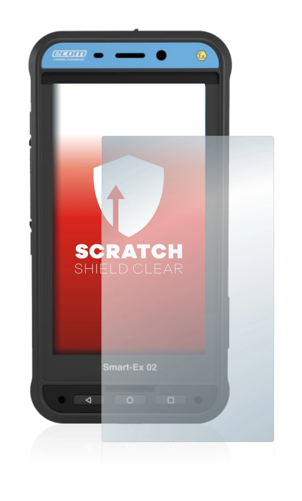 Imagen del dispositivo Ecom Smart-Ex 02 DZ1 con una amplia variedad de protectores de pantalla.