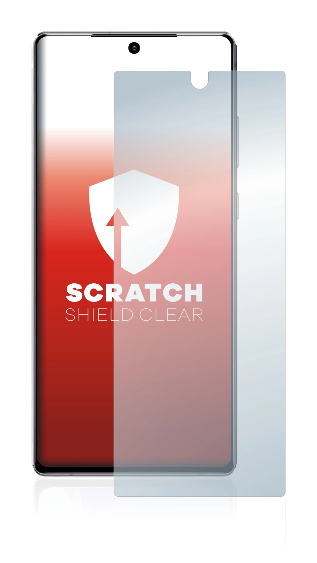 Imagen del dispositivo Samsung Galaxy Note 20 con una amplia variedad de protectores de pantalla.