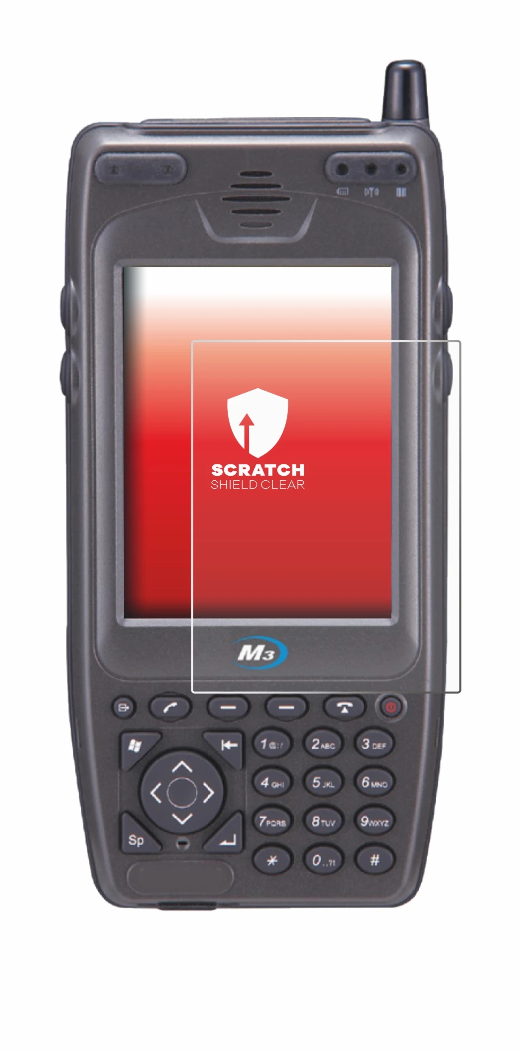 Imagen del dispositivo M3 Mobile M3 SKY MC-7500S con una amplia variedad de protectores de pantalla.