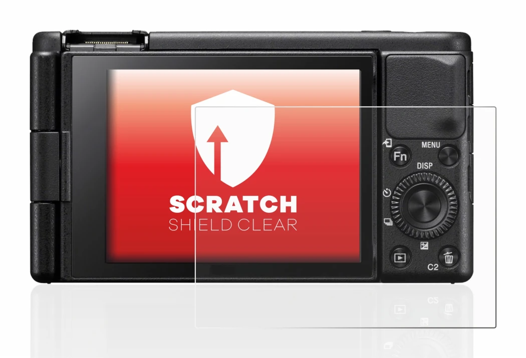 Imagen del dispositivo Sony ZV-1 con una amplia variedad de protectores de pantalla.