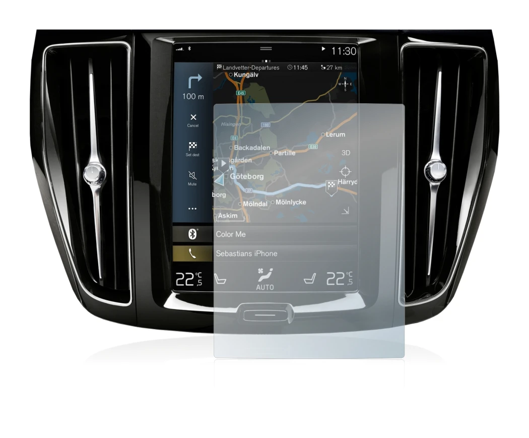 Imagen del dispositivo Volvo S60 Sensus Connect 2020 con una amplia variedad de protectores de pantalla.