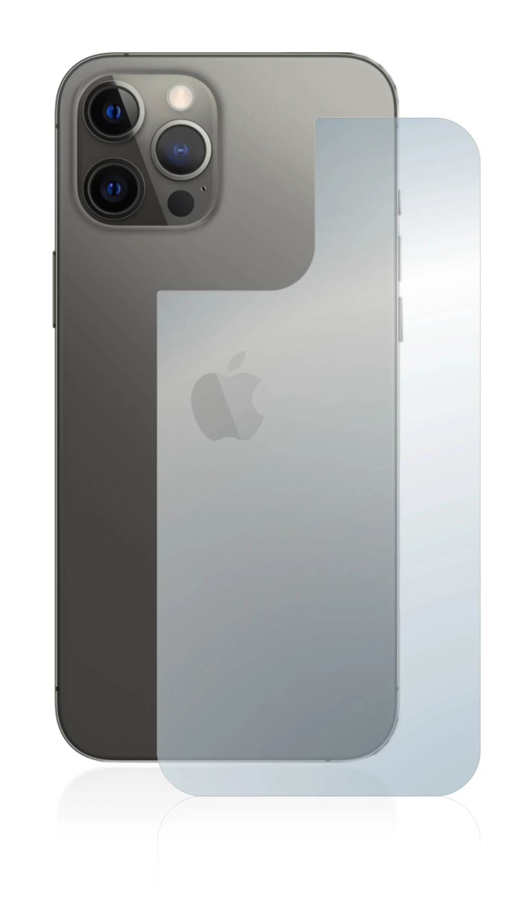 Imagen del dispositivo Apple iPhone 12 Pro Max (Trasero) con una amplia variedad de protectores de pantalla.