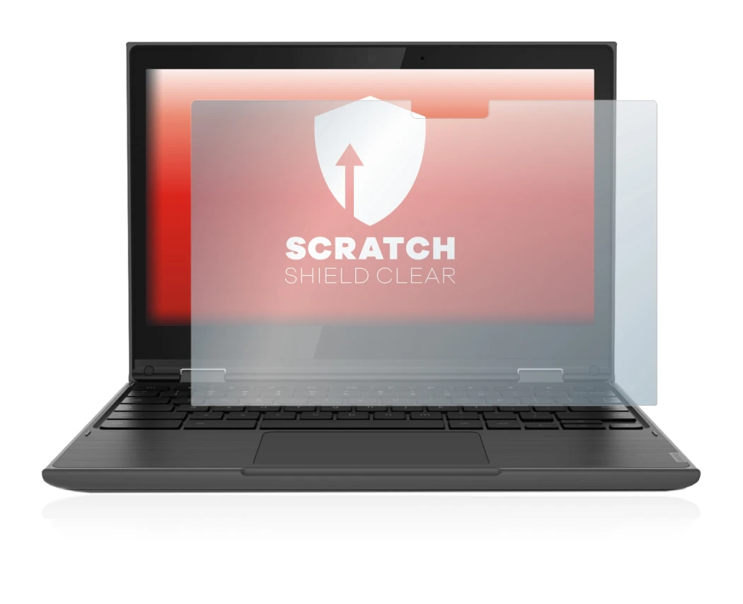 Imagen del dispositivo Lenovo 300e (2da Gen.) con una amplia variedad de protectores de pantalla.
